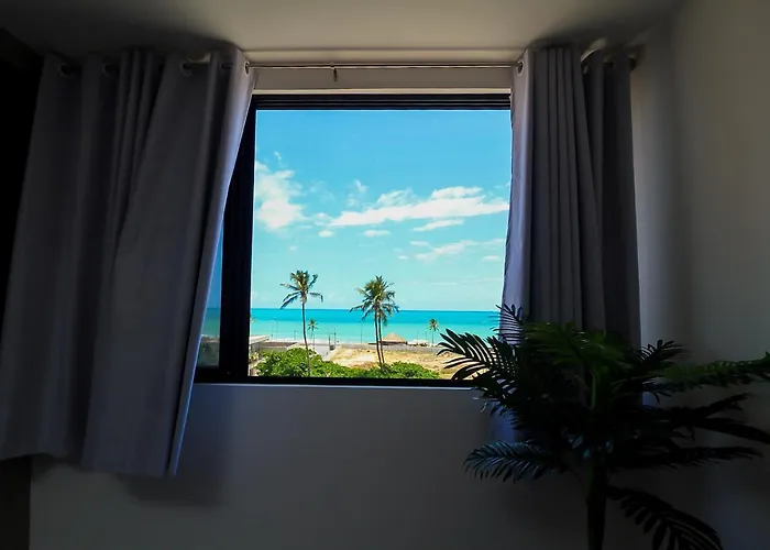Paraíso das águas, conforto e descanso com vista mar..